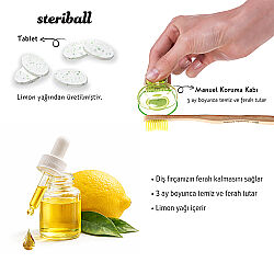 Steriball Kids Diş Fırçası Koruyucu Kap 2 li Paket - 3