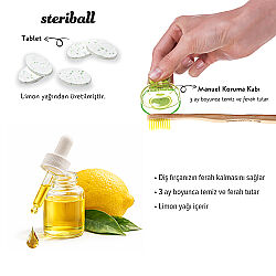 Steriball Kids Diş Fırçası Koruyucu Kap Kırmızı - 3