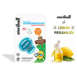 Steriball Kids Diş Fırçası Koruyucu Kap Turkuaz - 1