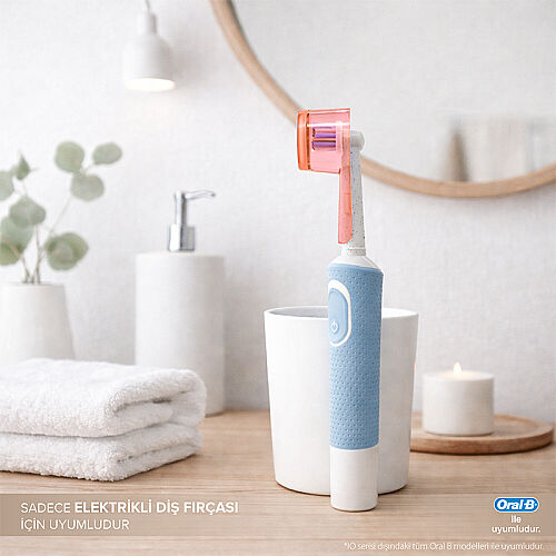 Steriball Pilli veya Şarjlı Diş Fırçaları İçin Hijyenik Diş Fırçası Kabı - Turuncu - 3