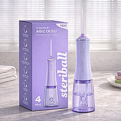 Steriball Taşınabilir Ağız Duşu - Lila - 6