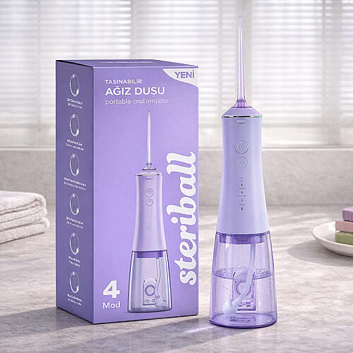 Steriball Taşınabilir Ağız Duşu - Lila - 6