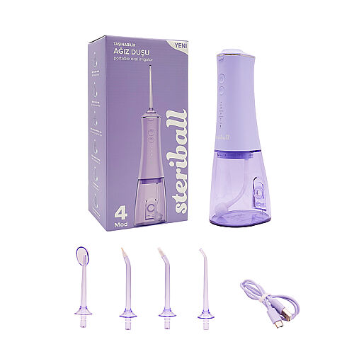 Steriball Taşınabilir Ağız Duşu - Lila - Steriball (1)