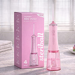 Steriball Taşınabilir Ağız Duşu - Pembe - 3