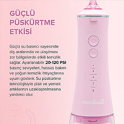 Steriball Taşınabilir Ağız Duşu - Pembe - 4