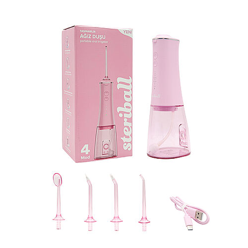 Steriball Taşınabilir Ağız Duşu - Pembe - Steriball (1)