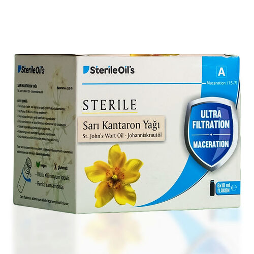 Sterile Oils - Sterile Oils Sarı Kantaron Yağı 6 x 10 ml