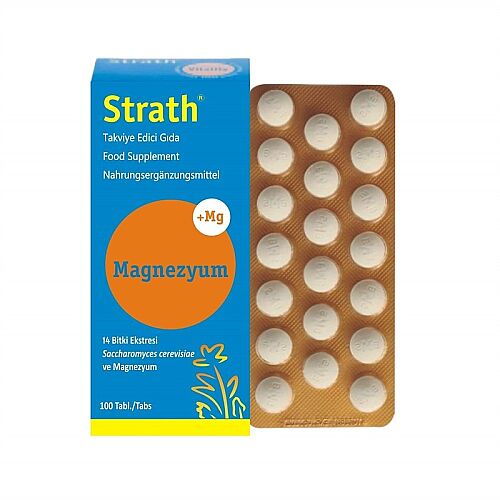 Strath Magnezyum Takviye Edici Gıda 100 Tablet - Strath