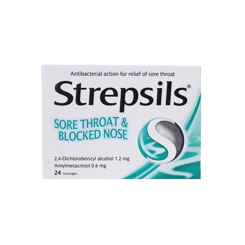 Strepsils Herbal Mentollü Boğaz Pastili 24 Pastil - 1