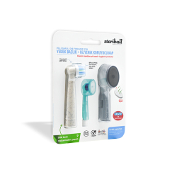 Streriball Pilli Şarjlı Diş Fırçanız için Yedek Başlık + Hijyenik Koruyucu Kap - 2