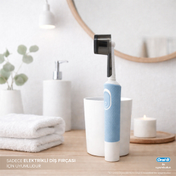 Streriball Pilli Şarjlı Diş Fırçanız için Yedek Başlık + Hijyenik Koruyucu Kap - 5