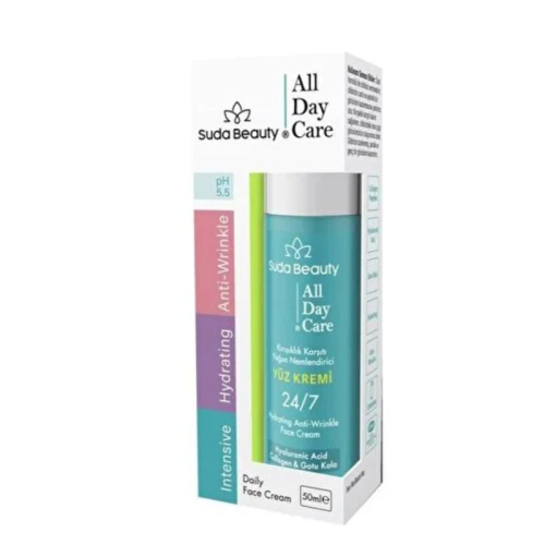 Suda Beauty All Day Care Kırışıklık Karşıtı Nemlendirici Krem 50 ml (Promosyon Ürünü)