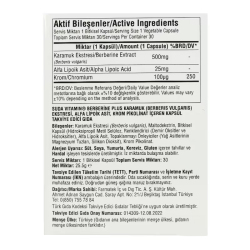 Suda Vitamin Berberine Plus Karamuk Ekstresi 30 Kapsül - 4