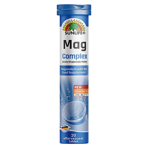 Sunlife Mag Complex Takviye Edici Gıda 20 Efervesan Tablet - Sunlife