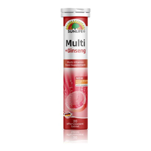 Sunlife Multi Ginseng Takviye Edici Gıda 20 Efervesan Tablet - Sunlife