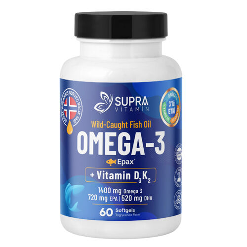 Supra Vitamin Omega-3 60 Kapsül - 1