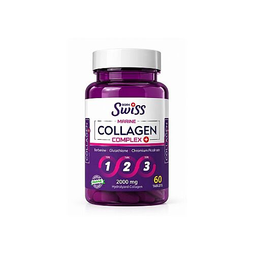 Swiss Bork Marine Collagen Complex Takviye Edici Gıda 60 Tablet - Swiss Bork
