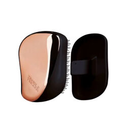 Tangle Teezer Compact Styler Rose Gold Black Saç Fırçası -Kıvırcık ve Düz Saçlar için Seyahat Boy Tarak - 3