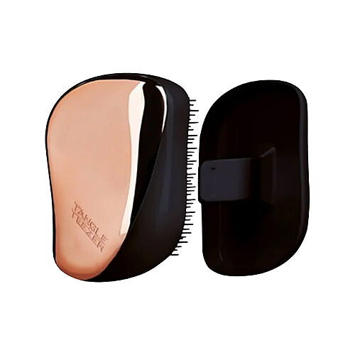 Tangle Teezer Compact Styler Rose Gold Black Saç Fırçası -Kıvırcık ve Düz Saçlar için Seyahat Boy Tarak - 5