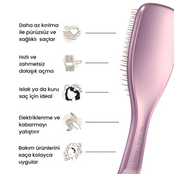Tangle Teezer Detangling Hairbrush Mauve Copper - 2
