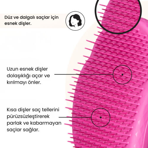 Tangle Teezer Fine - Fragile Berry Bright Saç Fırçası - 4