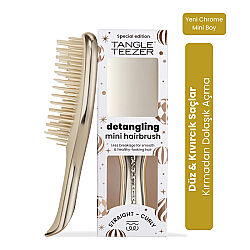 Tangle Teezer Mini Ultimate Detangler Champagne Gold Chrome Saç Fırçası-Tarak Mini Boy - 2