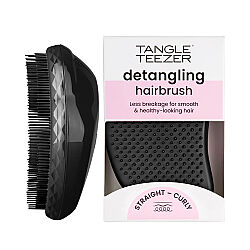Tangle Teezer Original Panther Black Düz-Kıvırcık Saçlar için Saç Fırçası-Tarak - 1
