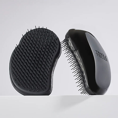 Tangle Teezer Original Panther Black Düz-Kıvırcık Saçlar için Saç Fırçası-Tarak - 4