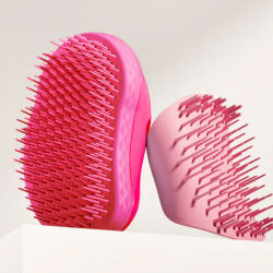 Tangle Teezer Original Pink Fizz Düz-Kıvırcık Saçlar için Saç Fırçası-Tarak - 6