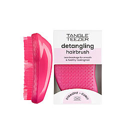 Tangle Teezer Original Pink Fizz Düz-Kıvırcık Saçlar için Saç Fırçası-Tarak - 1