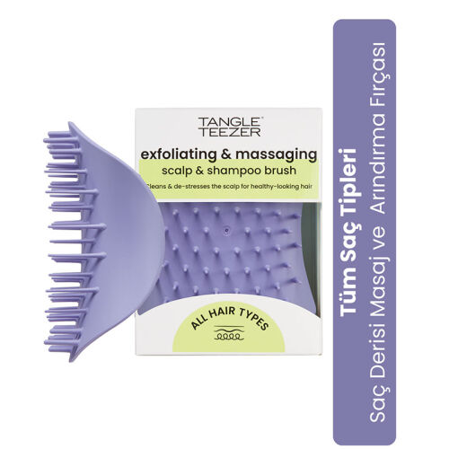 Tangle Teezer Scalp Brush Lilac Masaj ve Saç Fırçası-Tarak Islak Kullanım - Tangle Teezer (1)