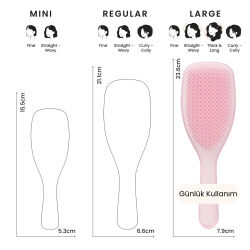 Tangle Teezer The Large Wet Detangler Pink - Pink Saç Fırçası - 7