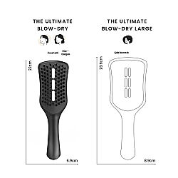 Tangle Teezer The Ultimate Blow Dry Jet Black Tüm Saç tipleri için Saç Şekillendirici Fön Fırçası-Tarak - 5