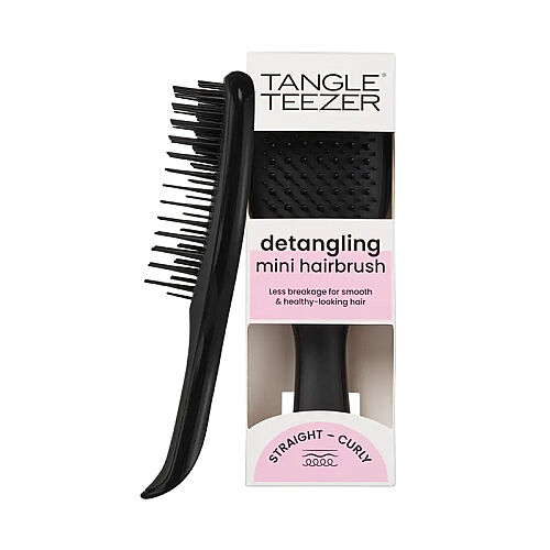 Tangle Teezer The Ultimate Detangler Black Eletriklenme Önleyici Mini Boy Tarak - Düz ve Kıvırcık Saçlar - Tangle Teezer