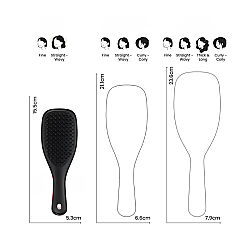 Tangle Teezer The Ultimate Detangler Black Eletriklenme Önleyici Mini Boy Tarak - Düz ve Kıvırcık Saçlar - 4