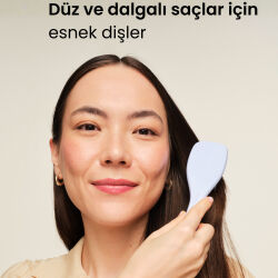 Tangle Teezer The Ultimate Detangler Digital Lavender Eletriklenme Önleyici Mini Boy Tarak - Düz - Kıvırcık Saçlar - 8