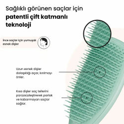 Tangle Teezer The Ultimate Detangler Fine Fragile Dark Teal-Hassas İnce Saç Fırçası-Tarak - 2
