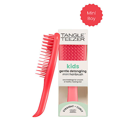 Tangle Teezer The Ultimate Detangler Kids Pink Punch Mini Boy Düğüm açıcı Saç Fırçası-Tarak - Düz ve Kıvırcık Saçlar - Tangle Teezer (1)