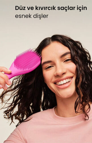 Tangle Teezer The Ultimate Detangler Runway Pink Eletriklenme Önleyici Saç Fırçası-Tarak - Düz ve Kıvırcık Saçlar - 4