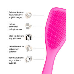 Tangle Teezer The Ultimate Detangler Runway Pink Saç Fırçası-Tarak - 5