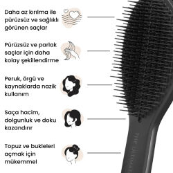 Tangle Teezer The Ultimate Styler Black Tüm Saç Tipleri için Kuru Şekillendirme ve Hacim Etkili Tarak - 5