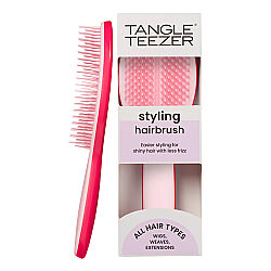 Tangle Teezer The Ultimate Styler Bright Pink Tüm Saç Tipleri için Kuru Şekillendirme ve Hacim Etkili Tarak - 1