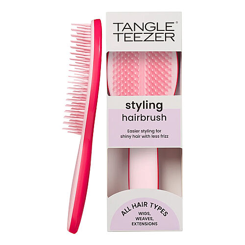 Tangle Teezer The Ultimate Styler Bright Pink Tüm Saç Tipleri için Kuru Şekillendirme ve Hacim Etkili Tarak - Tangle Teezer