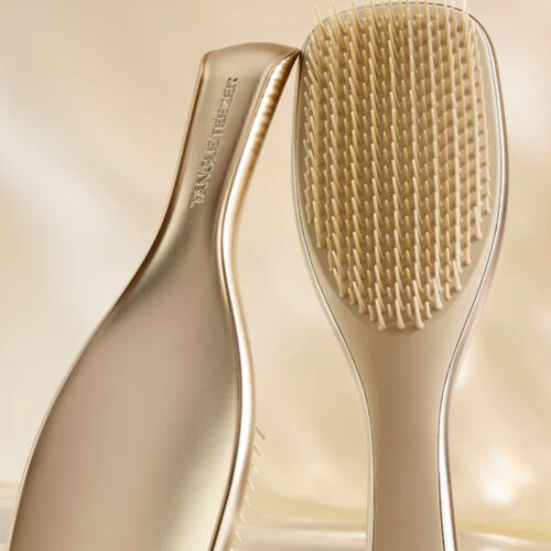 Tangle Teezer Ultimate Detangler Chrome Champagne Gold Islak ve Kuru Düz ve Kıvırcık Saçlar için Saç Fırçası-Tarak - 6
