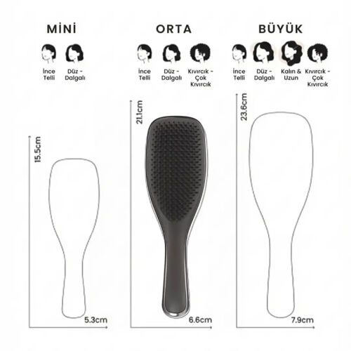 Tangle Teezer Ultimate Detangler - Chrome - Midnight Silver - 5