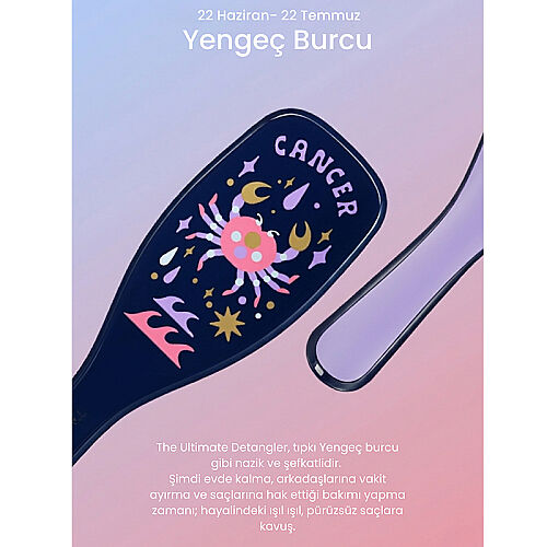 Tangle Teezer Zodiac The Ultimate Detangler Gemini Saç Açıcı Tarak (Düz ve Kıvırcık Saçlar) - Yengeç - 9