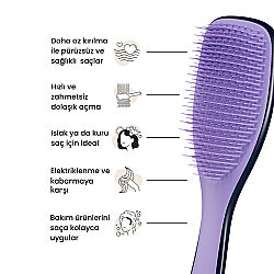Tangle Teezer Zodiac The Ultimate Detangler Sagittarius Saç Açıcı Tarak (Düz ve Kıvırcık Saçlar) - Yay Burcu - 5