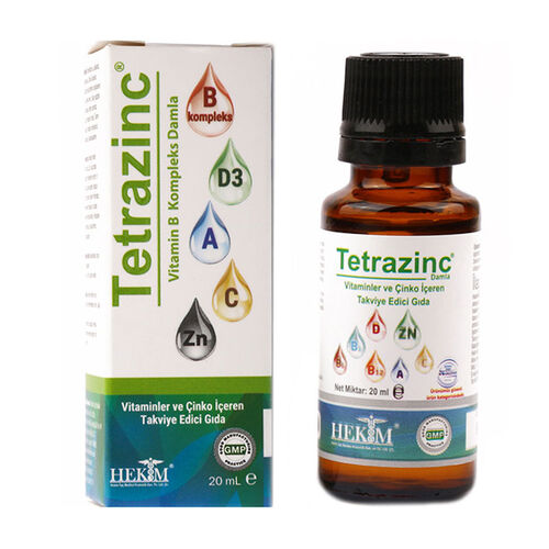 Tetrazinc B Kompleks Damla 20ml - Hekim İlaç