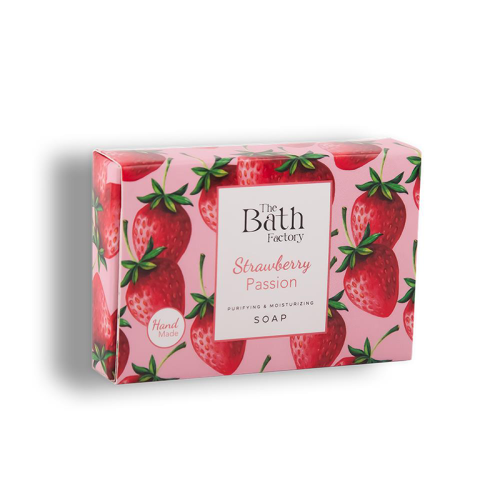 The Bath Factory Nemlendirici El Yüz Vücut Sabunu - Çilek 80gr - The Bath Factory