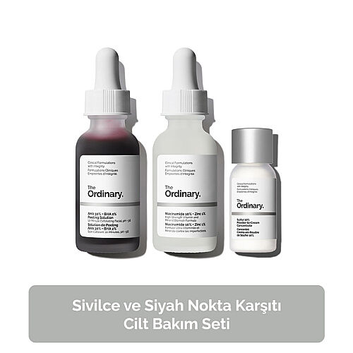 The Ordinary Sivilce ve Siyah Nokta Karşıtı Cilt Bakım SETİ - The Ordinary (1)